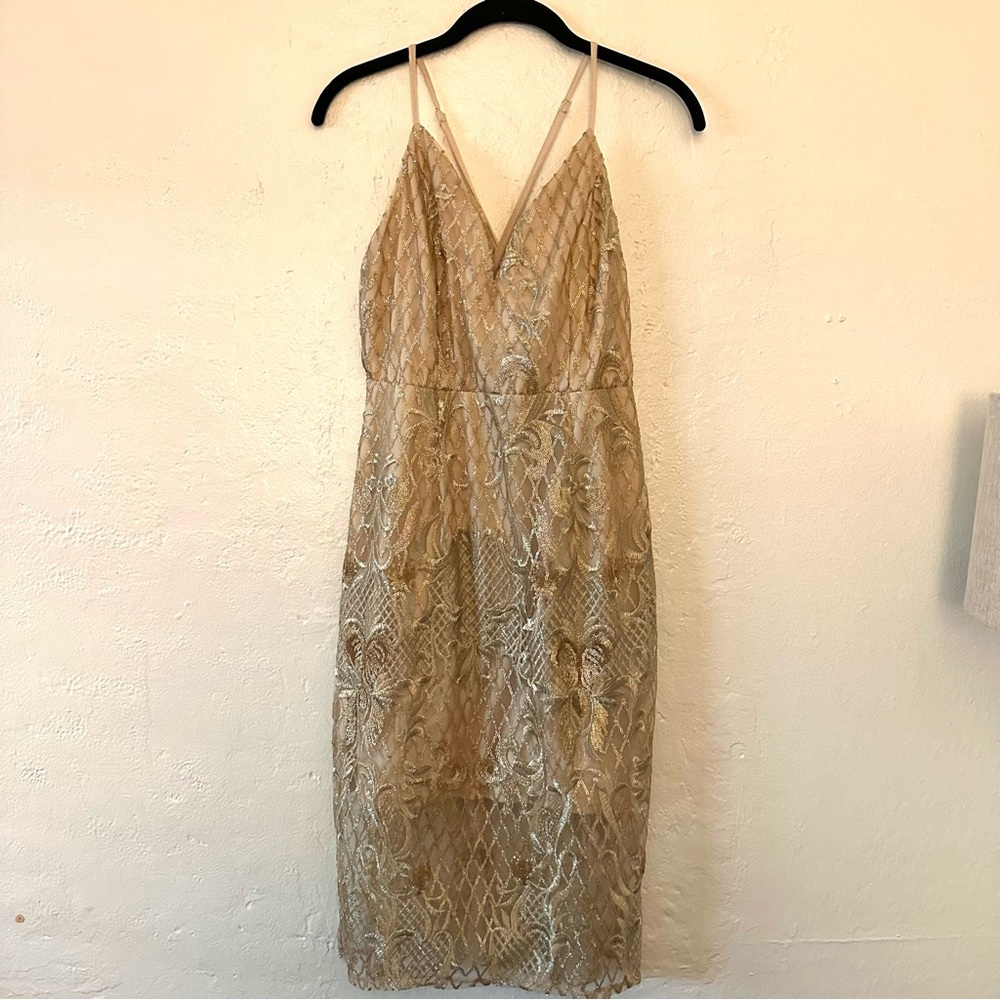 Charlotte Russe. Size: Large Color: Gold